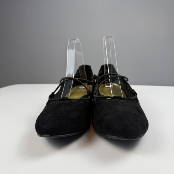 Soft Style by Hush Puppies Lace-Up Flats black women sz US 9 - Picture 4 of 9